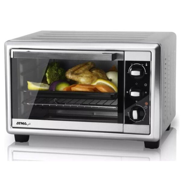 HORNO ELECTRICO ATMA HG1722P 17 LITROS 1200 WTS GRILL TIMER ACERO INOX