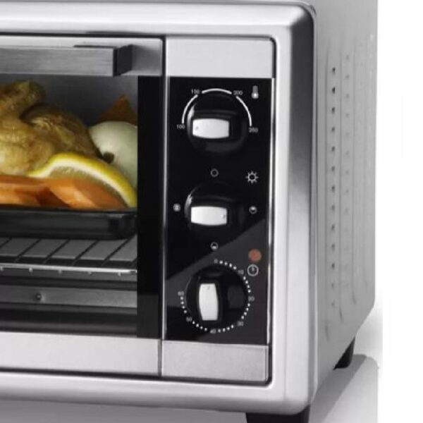 HORNO ELECTRICO ATMA HG1722P 17 LITROS 1200 WTS GRILL TIMER ACERO INOX - Imagen 3
