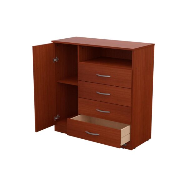 CoMODA CAJONERO MOSCONI EXPRESS 4 CAJONES / 1 PUERTA 55810 COLOR CAOBA - Imagen 3